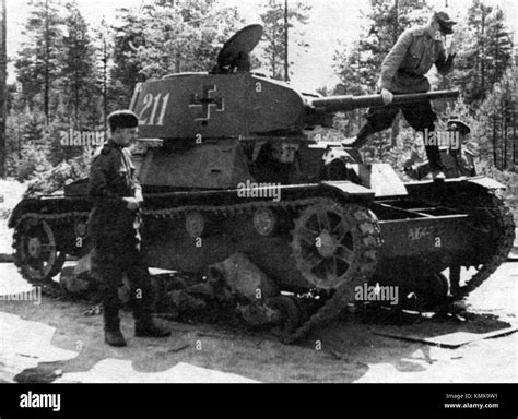 Finnish T-26 tank Stock Photo: 167611277 - Alamy