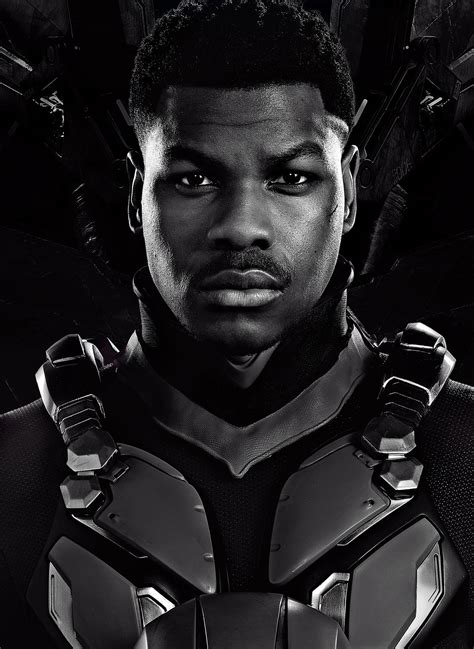 Download wallpaper 1440x2560 john boyega, pacific rim: uprising, 2018 movie, monochrome, qhd ...