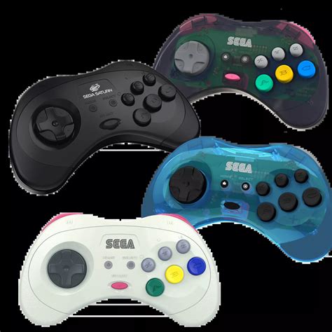 Retro-Bit SEGA Saturn-Controller (Wireless, 2.4GHz)