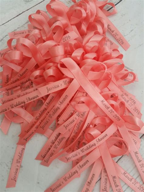 Personalized ribbons for party favors