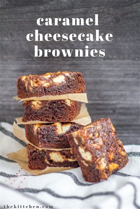 Caramel Cheesecake Brownies - Made Using a Boxed Brownie Mix