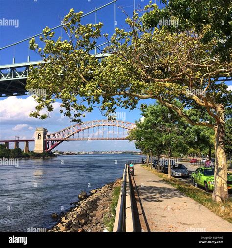 Hell's Gate Bridge and Robert F Kennedy Bridge, Astoria Queens, New ...