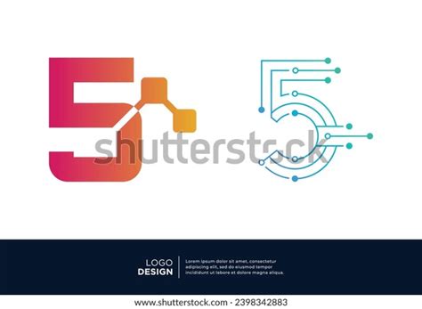 Number 5 Logo Design Collection Abstract Stock Vector (Royalty Free) 2398342883 | Shutterstock