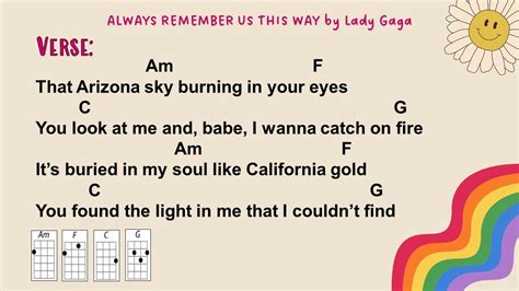 Always Remember Us This Way Lady Gaga Chords - Margaret Wiegel™. Jul 2023