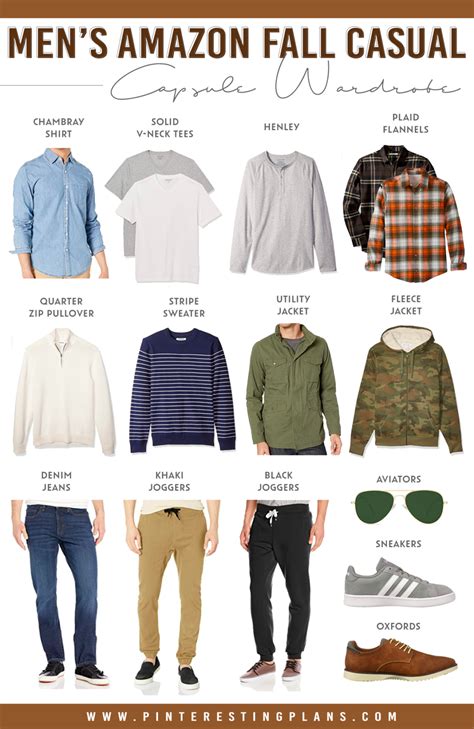 Men's Amazon Fall Capsule Wardrobe - Pinteresting Plans