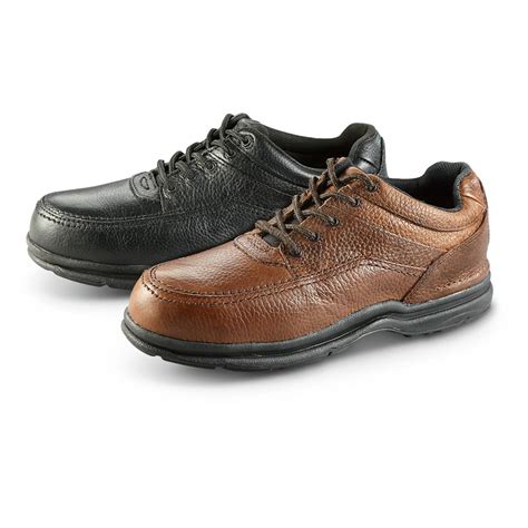 Men's Rockport Works Steel Toe Oxford Work Shoes - 608554, Casual Shoes at Sportsman's Guide