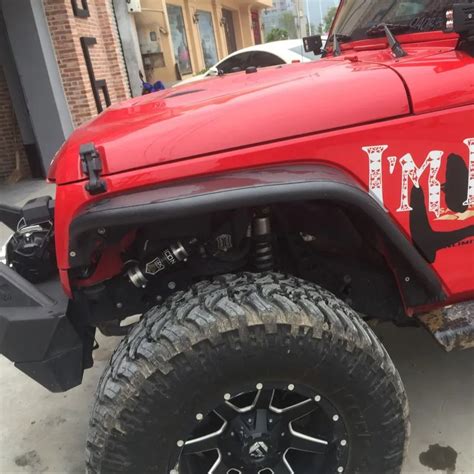 Aluminum Fender Flares For Jeep Wrangler Jk 2007-2016 - Buy Fender ...