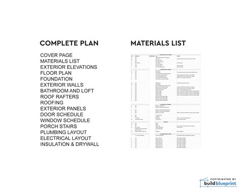 12' x 20' Small Cabin Loft DIY Build Plans – Build Blueprint