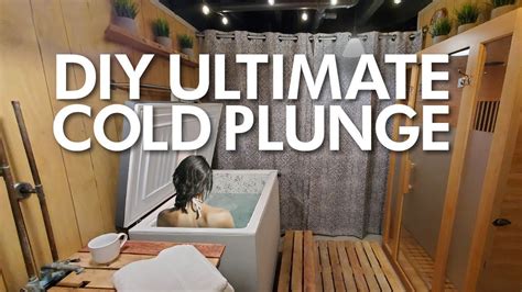 DIY Ultimate Cold Plunge | How To Ice Bath Wim Hof Style Cold Therapy ...