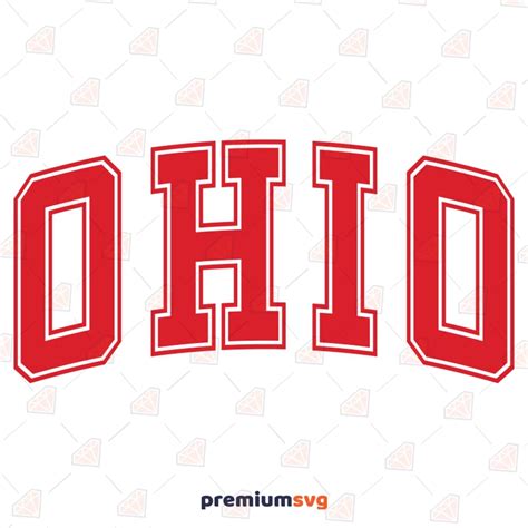 Ohio SVG, Ohio State Football SVG File | PremiumSVG