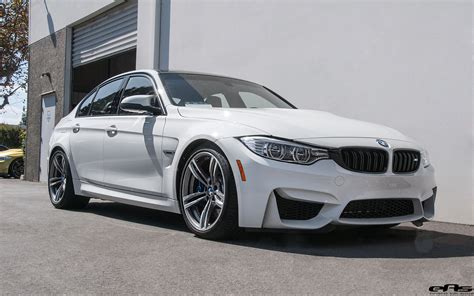 Alpine White BMW M3 Gets Subtly Modified