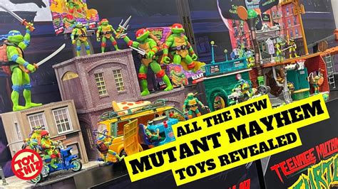 2023 ALL THE NEW TMNT: MUTANT MAYHEM FIGURES REVEALED | The Play Date NYC | Playmates Toys - YouTube