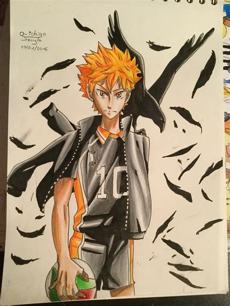 (Draw) Haikyuu - Hinata by 0-IcHiGo on DeviantArt