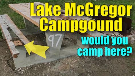 Lake McGregor Campground | Would you camp here? Alberta Camping Review ...