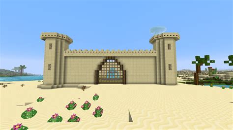 I created this Sand Castle in my ftb infinity server. Any ideas on how to spruce the place up ...