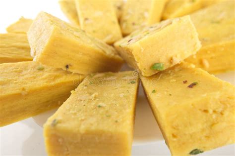 Indian Sweets Soan Papdi Food Sugar Ghee Dessert Stock Photo - Image of ...