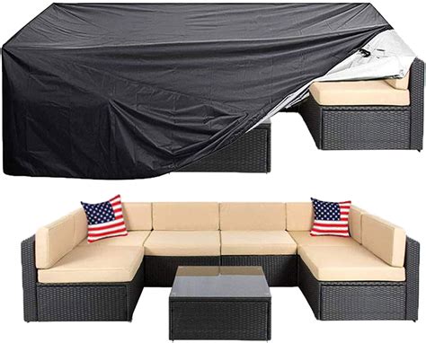 Waterproof Patio Furniture Set Cover: Dust Proof, Winter Protection for Table, Chair, Sofa ...