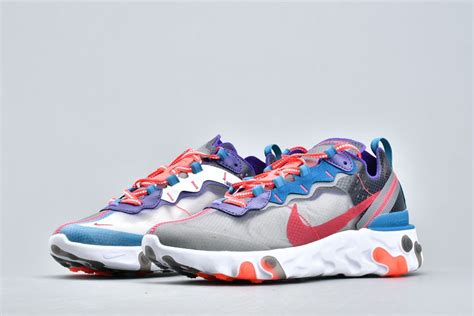 Nike React Element 87 Black/Red Orbit-White-Green - FavSole.com