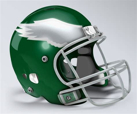 Philadelphia Eagles Throwback Helmet | Football helmets, Nfl players ...