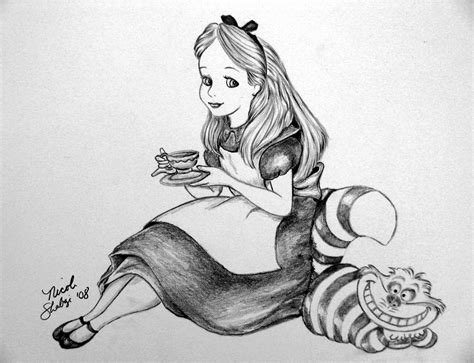 Alice and the Cheshire Cat by linus108Nicole on DeviantArt