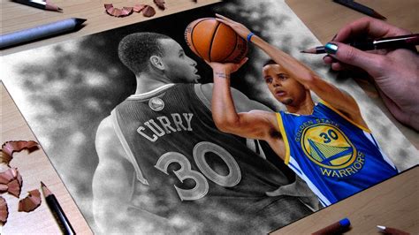 How To Draw Stephen Curry Shooting