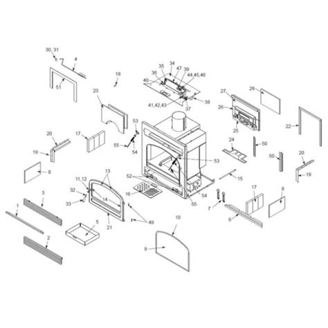 EWF30 Vermont Castings Wood Burning Fireplace Parts | VCparts.com