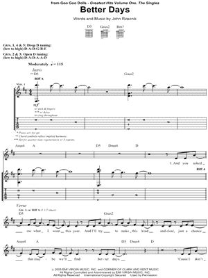 "BETTER DAYS" Sheet Music - 4 Arrangements Available Instantly - Musicnotes