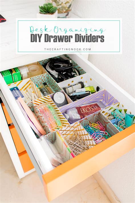 DIY Drawer Dividers for Desk Organizing (+Tips and Tricks) | The ...