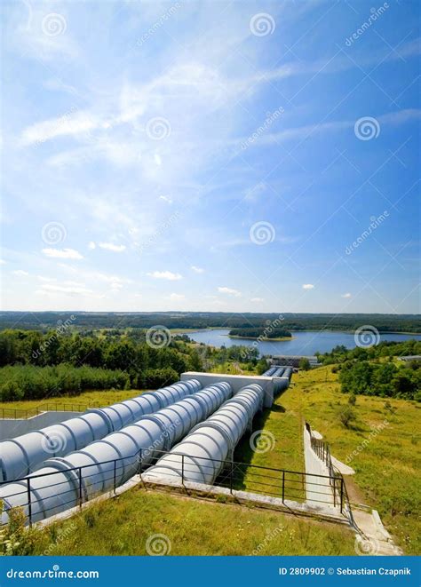 Water power plant. stock photo. Image of power, station - 2809902