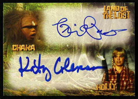 Item Detail - 2013 Phil Paley Kathy Coleman Chaka Holly Land of the Lost Signed Card