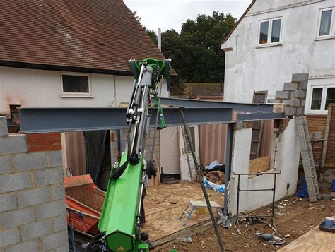 Heavy Steel Beam Installation in Hertfordshire - Ultimate Steel Beam Lifter