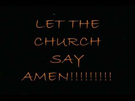 LET THE CHURCH SAY AMEN - YouTube