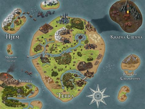 Map of Gaia: Continent of Terra | Inkarnate - Create Fantasy Maps Online