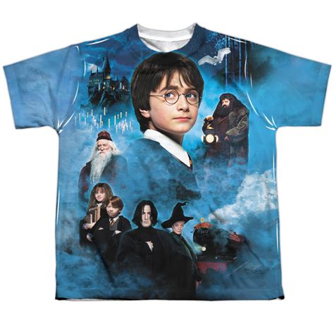 Harry Potter First Year Big Boys Youth Sublimated Polyester Shirt - Walmart.com