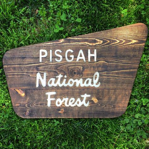 National Forest Sign, National Park Sign, Custom Sign, Personalized Sign, Camping Sign, Wood ...