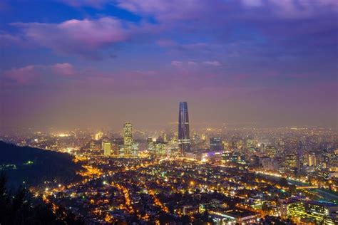 Premium Photo | The skyline of santiago in chile