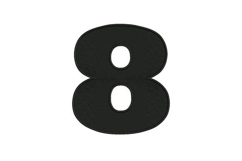 Bold Number 8 · Creative Fabrica