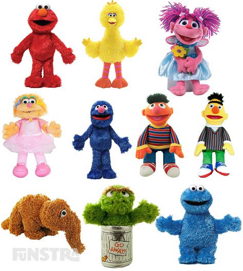 Sesame Street Toys | Sesame Street Plush Soft Toy Elmo Abby Bert Ernie ...