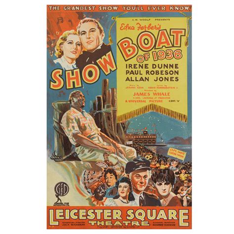 "Show Boat" Original British Movie Poster at 1stDibs