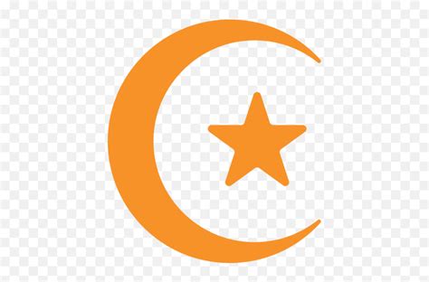 Star And Crescent Emoji - Illustration,Islam Emoji - free transparent ...