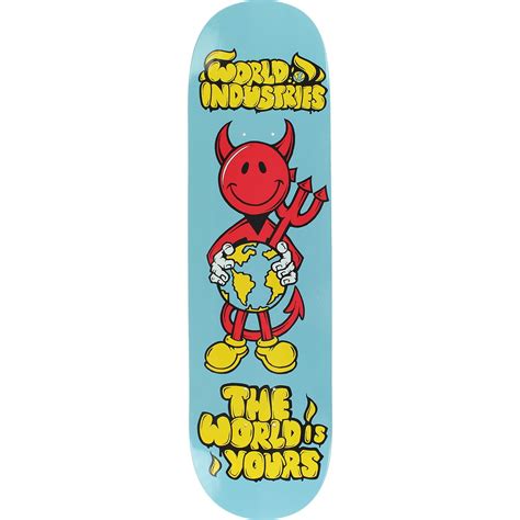 World Industries Skateboards Devil Man The World Skateboard Deck - 8.38 ...