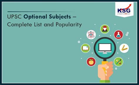 UPSC Optional Subjects – Complete List and Popularity - | KSG Bengaluru ...