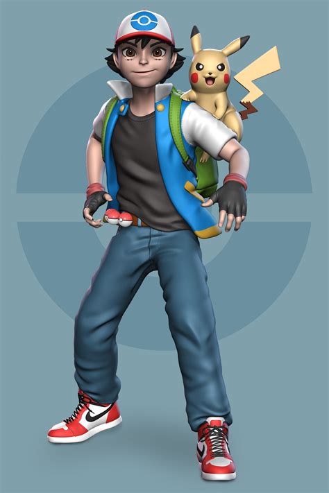 Pokemon Anime Season Ash Ketchum Aka Satoshi 3D Print Model | lupon.gov.ph