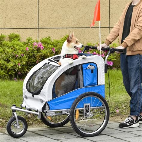 Elite II 2-In-1 Pet Dog Bike Trailer and Stroller - Walmart.com