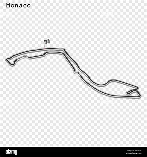 Monaco grand prix race track. circuit for motorsport and autosport ...