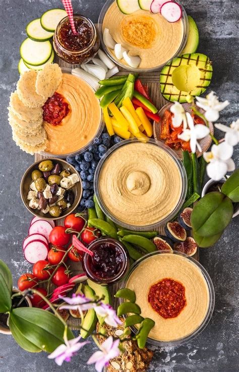 The Ultimate Hummus and Vegetable Board - The Cookie Rookie®