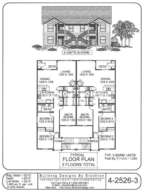 8 Unit Apartment Building Design