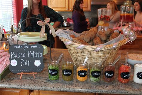 Potato bar | House warming party ideas | Pinterest | Potato bar, Baked potato bar, Wedding food