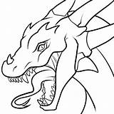 Dragon Head Coloring Pages sketch template