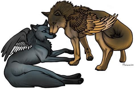 Wolf mates by AkariN3ko on DeviantArt